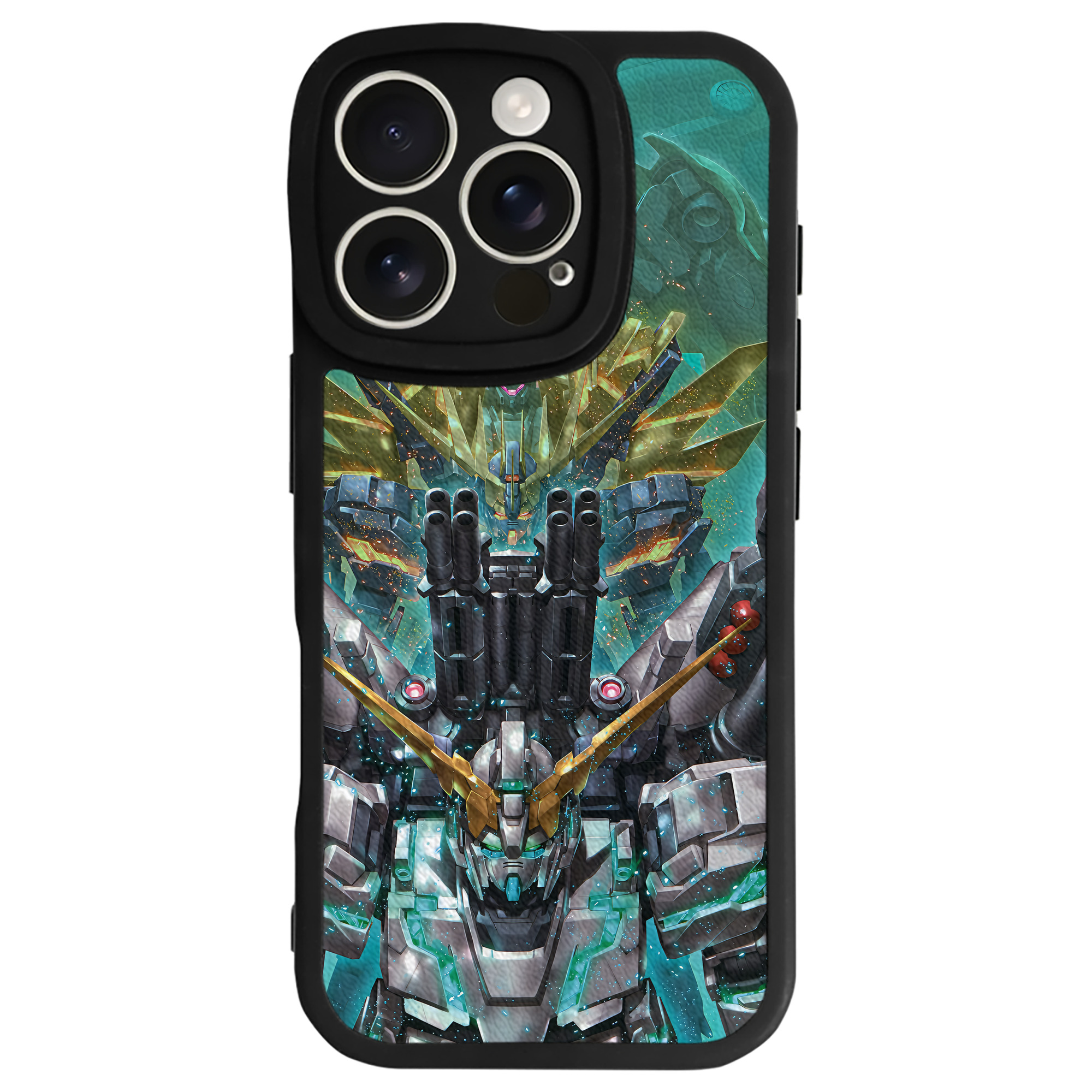 （画像用） 機動戦士ガンダム Mobile Suit Gundam 【iPhone 16シリーズ対応】シリコンスマホケース（レザー調） 材質：シリコン
